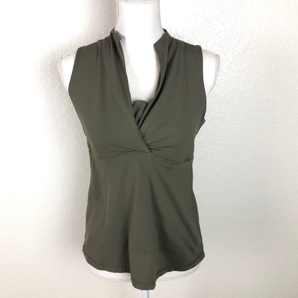Lululemon Olive Green Sleeveless Tank Top